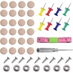 60pcs bouton d'outils de r�paration boucle de toit de voiture punaise, boucle fixe de toit de voiture ...