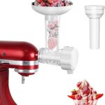 Enowelir accessoires compatibles kitchenaid pour machine � pur�e de nouilles et cr�me glac�e aux fruits ...