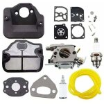 Enowelir carburateur avec filtre  air, bougie d'allumage et kit de rparation de membrane pour trononneuses ...