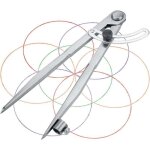 Enowelir compas de mesure, compas � pointes s�ches diviseur d'aile - jauge de marquage industriel, grand ...