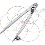 Compas de mesure, compas � pointes s�ches diviseur d'aile - jauge de marquage industriel, grand compas ...