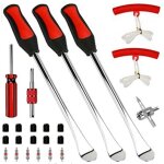 Enowelir d�monte - pneus manuel 3 pi�ces 30 cm en acier au mangan�se pour voiture moto v�lo