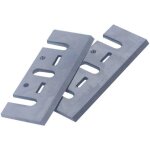 Lames de rabot �lectrique 82 x 29 x 3 mm lot de 2