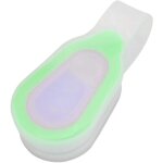 Lampe torche led � clip sur les mains libres, gel en silicone, night cycling running backpack alerte ...