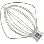 Enowelir mlangeur sur socle inclin pour fouet en fil d'acier inoxydable pour kitchenaid k45ww wp9704329 ...