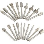 Enowelir paquet de 20 fraises de coupe en carbure de tungstne dremel forets meuleuse rotative