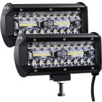 Phare de travail led, 12v 120w 7''projecteur led voiture barre lumi�re de travail led etanche, 12v etanche ...