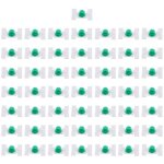 Enowelir porte - savon fleur mignon en polypropyl�ne avec drain pour salle de bains