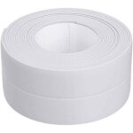 Enowelir ruban tanche pvc ruban adhsif blanc 3. 2m3. 8cm bande etancheite autocollante pour cuisine ...