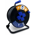 Keli - enrouleur 40m gamme pro 3g2. 5 ip44 4 prises � clapet