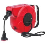 Drakkar equipement - enrouleur automatique lectrique 3g 1. 5 mm 16m + 2m puissance 1800 w - s03100