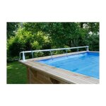 Ubbink - enrouleur de bche  bulles pour piscine en bois xtra