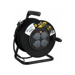 Electraline - enrouleur de cble lectrique chantier avec terre l. 40 m ho7rnf 3g1. 5
