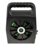 Rs pro - enrouleur cordon de test vert, 30m, connecteurs 4mm, cat ii 1000v ( prix pour 1 )