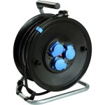 Sodise - enrouleur lectrique spcial chantier 3g 2. 5 mm 25m puissance 4 prises 3500 w - s01572
