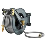 Geka - enrouleur tuyau automatique pa30sk avec tuyau 3 4 30m + 2m et armature plus