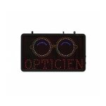 Enseigne lumineuse led int�rieur opticien binocle