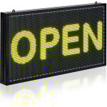 Enseigne lumineuse led programmable 67x35 cm, panneau d'affichage numerique couleur pleine p5, gif a ... Enseigne lumineuse led programmable 67x35 cm, panneau d'affichage numerique couleur pleine p5, gif a ...