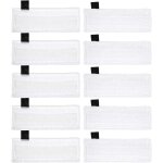 Ensemble de 10 pi�ces chiffons microfibre nettoyeur vapeur lingettes de remplacement balai vapeur serpilli�re ...