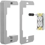 Ensemble de 10 pi�ces, joints pour plaques murales, joints pour prises, plaque de lissage m�tallique ...