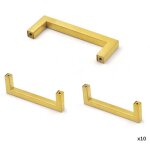 Ensemble de 10 poign�es d'armoires de cuisine, poign�es de meubles, poign�es de tiroir, poign�es de porte ...