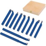 Ensemble de 11 outils de tournage, de fraisage et de coupe, 8 x 8 mm, pointe en carbure c�ment�, al�sage ...