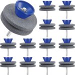 Ensemble de 12 aff�teurs de lames de tondeuse � gazon sans marque, aff�teur universel, convient aux forets, ...