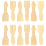 Ensemble de 12 spatules � raclette en bois 13 cm fackelmann wood edition