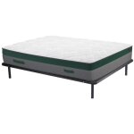 Vente - unique - ensemble 140 x 190 cm cadre  lattes + matelas ressorts ensachs p. 22cm - prestige ...