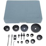 Ensemble de 18 scies cloches multifonctions en acier au carbone, pour plaques de plâtre, avec boîte de ... Ensemble de 18 scies cloches multifonctions en acier au carbone, pour plaques de plâtre, avec boîte de ...