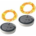 Ensemble de 2 couvercles de lampe solaire de rechange, pi�ces de rechange de lampe solaire de panneau ...