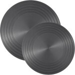 Ensemble de 2 diffuseurs pour cuisini�re � gaz, plaques de diffusion de chaleur de 9, 3  et 11 .