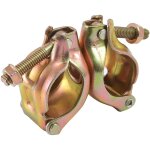 Ensemble de 2 �chafaudages d'accouplement pivotant 48 x 48 mm d'accouplement d'�chafaudage pour la fixation ...