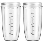 Ensemble de 2 gobelets de rechange de 946 ml (32 oz) pour blenders nutribullet 600 w et 900 w