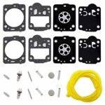 Ensemble de 2 membranes de carburateur avec tuyau pour tron�onneuses husqvarna 235, 236, 240, rempla�ant ...