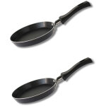 Ensemble de 2 mini po�les � cr�pe avec rev�tement en c�ramique 14 cm elo juwel de luxe