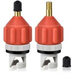 Ensemble de 2 pi�ces, adaptateur de gonflage pour paddleboard, adaptateur de valve d'air puissant pour ...