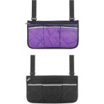 Ensemble de 2 poches pour accoudoirs, sacs de rangement pour fauteuil roulant, sacs de rangement multipoches, ...