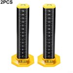 Ensemble de 2 r�gles magn�tiques de hauteur ? outil de mesure en alliage d'aluminium pour le travail ...