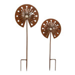 La grande prairie - ensemble 2 tuteurs fleurs 33x91cm