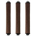 Ensemble de 3 fers � friser sans chaleur ? fer � friser en satin ? coffret cadeau pour cheveux ? marron ...