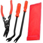 Ensemble de 3 pinces  riveter en plastique, extracteur de rivets, outils de rivetage en plastique, pinces ...
