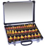 Ensemble de 35 fraises � d�foncer 1 / 4 pouce en carbure de tungst�ne pour le travail du bois, outil ...