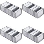 Ensemble de 4 organisateurs de vtements pour armoire et chambre