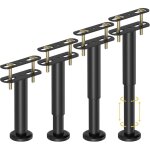 Ensemble de 4 pieds de support de lit réglables en hauteur (18 - 31 cm), pieds de support centraux pour ... Ensemble de 4 pieds de support de lit réglables en hauteur (18 - 31 cm), pieds de support centraux pour ...