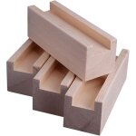 Ensemble de 4 rehausseurs de meubles en bois, pour table, bureau ou lit. hauteur maximale : 10 x 1, 5 ...