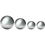 Boule de jardin boule  facettes en acier inoxydable boule flottante boule creuse polie boule rose, extrieur ...