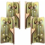 Lablanc - ensemble de 4 supports de fixation robustes et rsistants  la rouille pour rail de lit sans ...