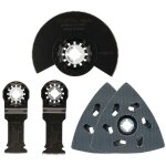 Ensemble 5 accessoires makita starlock pour bois - b - 67511