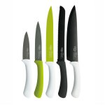 Ensemble 5 unit. couteaux en acier inoxydable vert san ignacio sg4165